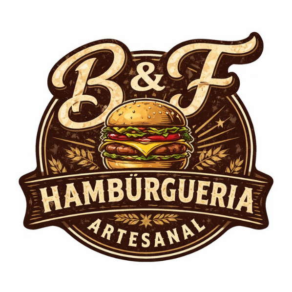 B&F HAMBURGUERIA ARTESANAL  - logo