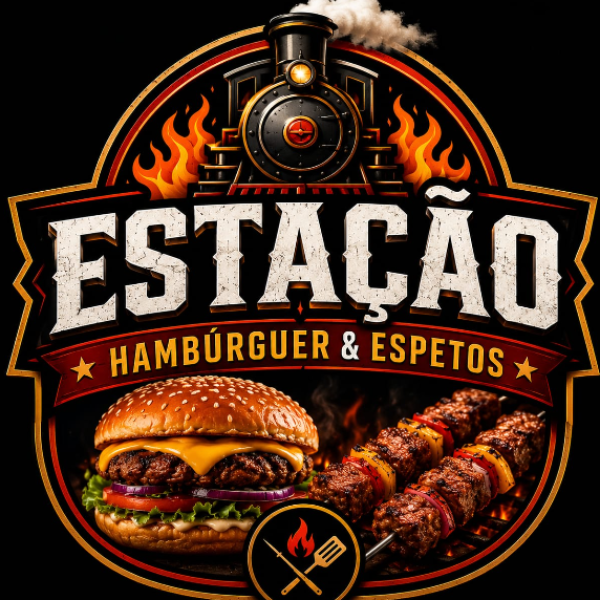 Estação Hamburguer e Espetos - logo