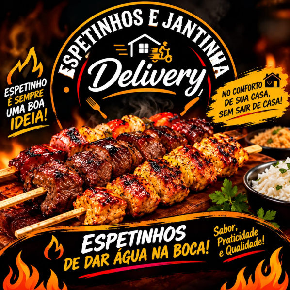 Espetinhos e Jantinha Delivery - logo