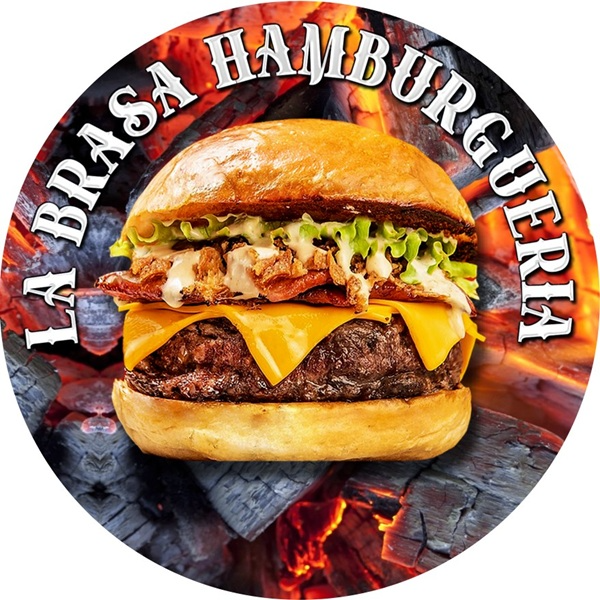 Lá Brasa Hamburgueria - logo