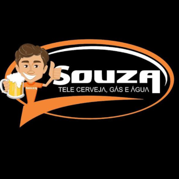 Tele cerveja Gás e Água Souza - logo
