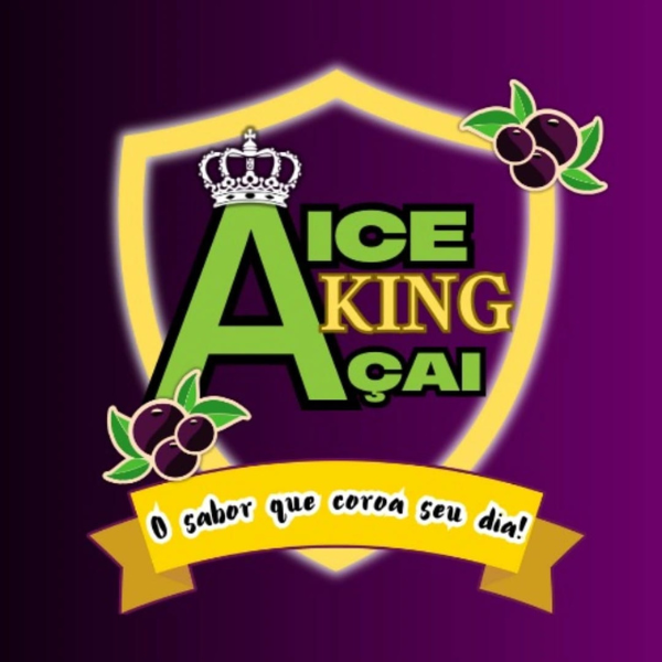 Aice King Açaí / Gold Burger 💜👑 - logo