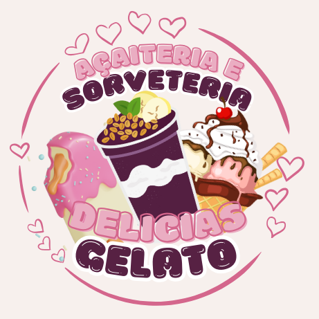 Delícas Gelato Açaiteria e Sorveteria - logo