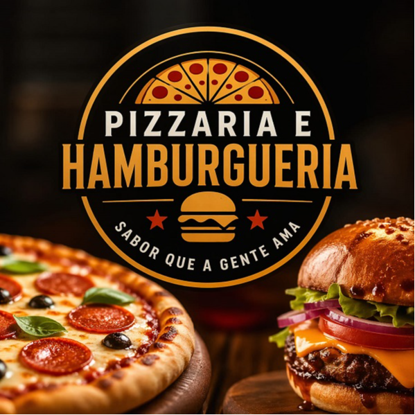 Pizzaria e Hamburgueria Sabor que a gente Ama - logo