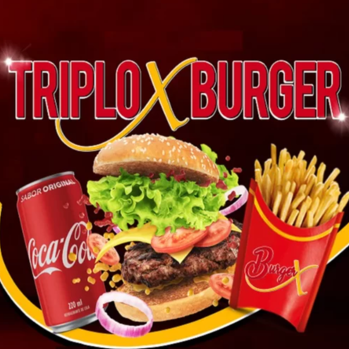 Triplo X Burger  - logo
