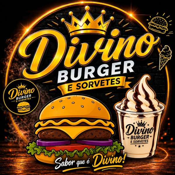 Divino Burger e Sorvetes - logo
