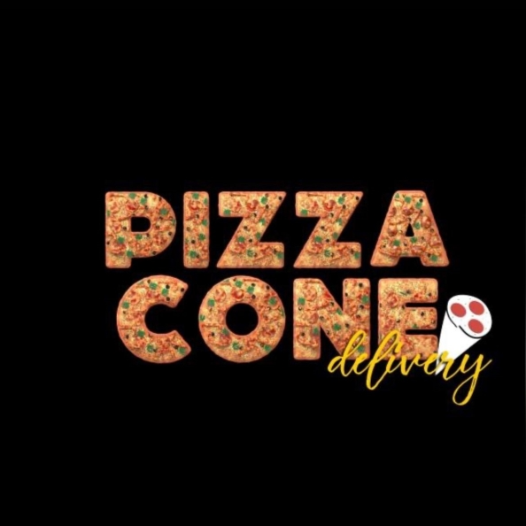 Pizza cone delivery  - logo