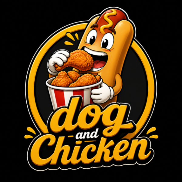 Dog and Chicken - logo