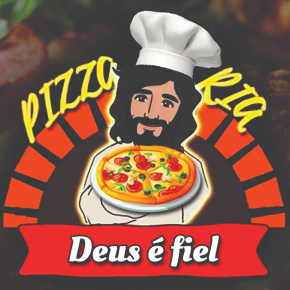 Pizzaria Deus é Fiel - logo