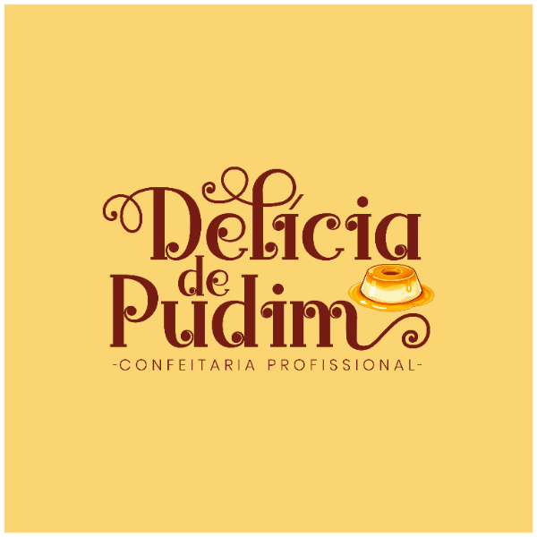 Delícia de Pudim - logo