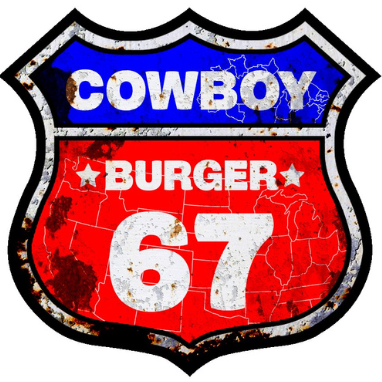 Cowboy 67 burger  - logo