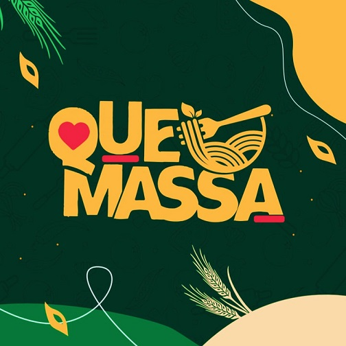 Que Massa! - logo