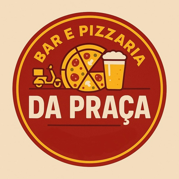 Bar e pizzaria da praça - logo