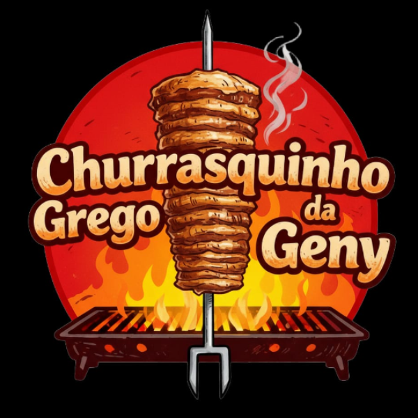 Churrasquinho Grego da Geny  - logo