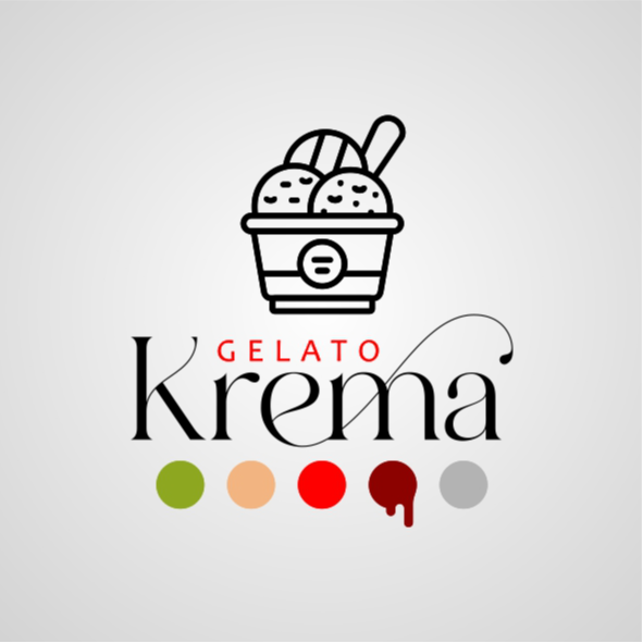 Krema Gelato - logo