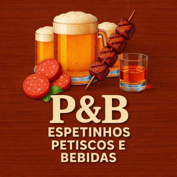 P&B ESPETINHOS PETISCOS E BEBIDAS - logo