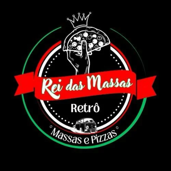 REI DAS MASSAS RETRÔ  - logo