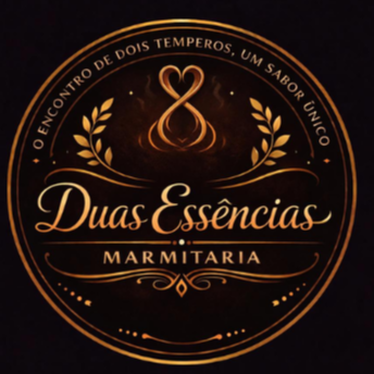 Duas Essências Marmitaria - logo