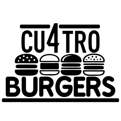 Cu4tro Burgers - logo