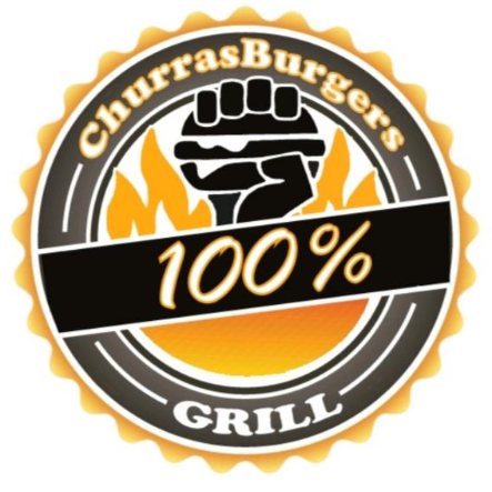 100% Grill CHURRASBURGUERS - logo