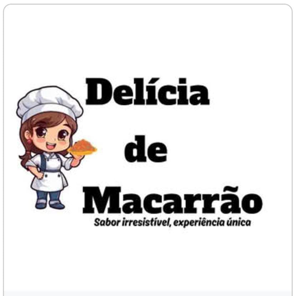 Delícia de Macarrão  - logo