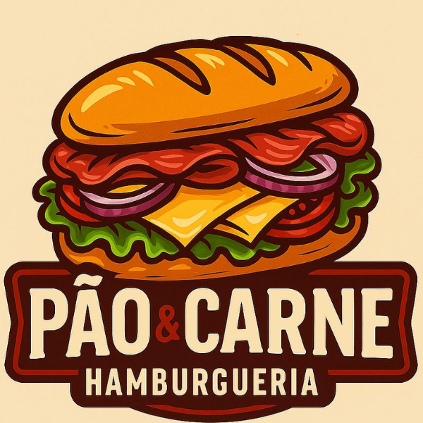Pão e Carne Hambúrgueria - logo