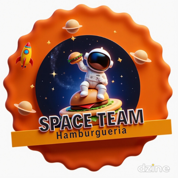 Space Team Hamburgueria - logo