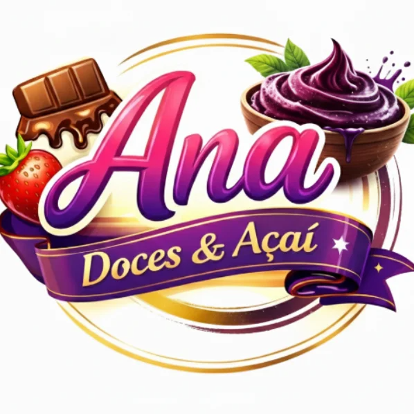 Ana doces e açaí - logo