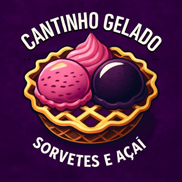 Açaí Cantinho Gelado - logo