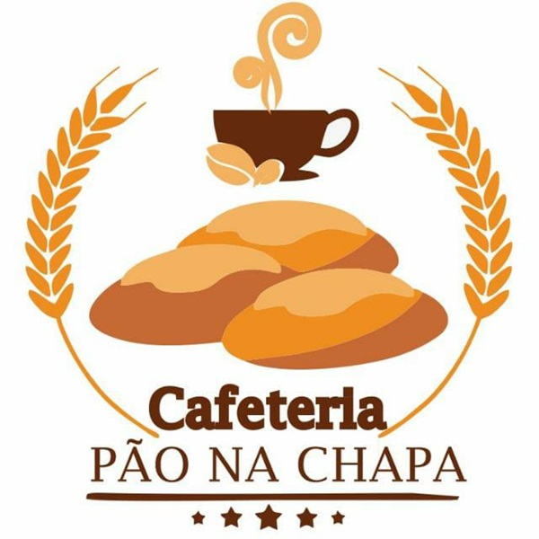 Cafeteria Pão na chapa  - logo