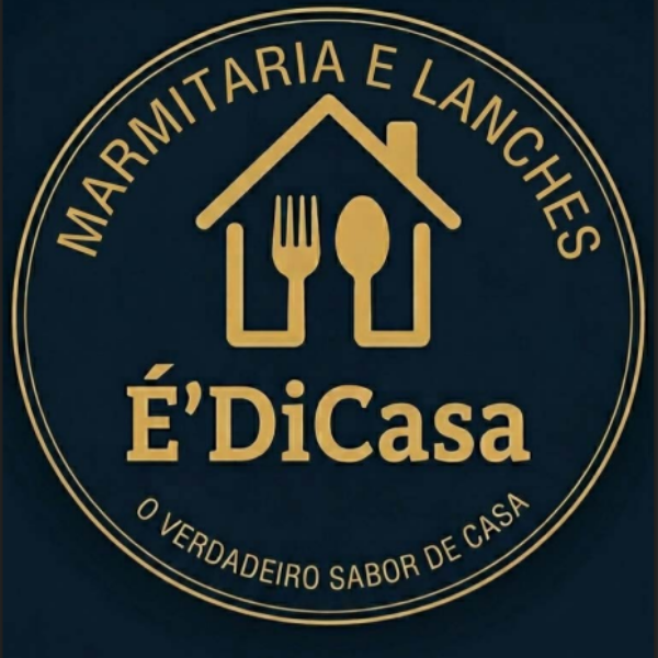 É'DiCasa Marmitaria e Lanches - logo