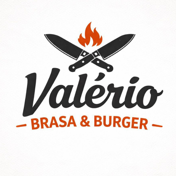 Valério Brasa e Burguer - logo