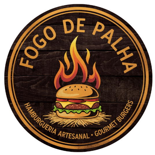 Fogo de Palha Hamburgueria  - logo