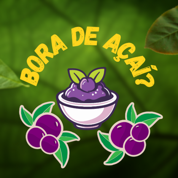 Bora de açaí? - logo