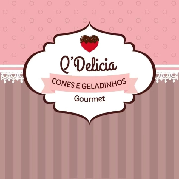 Q' Delícia Cones e Geladinhos Gourmet  - logo