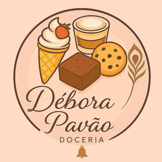 Débora Pavão Doceria - logo