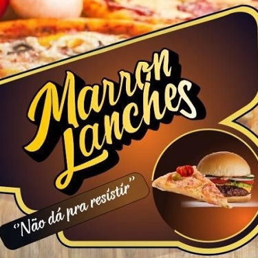 Marron Lanches Pizzaria - logo