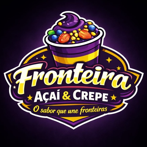 Fronteira Açaí e Crepe - logo