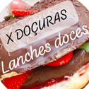  X docuras - lanches doces - logo