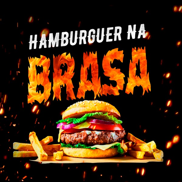 HAMBÚRGUER NA BRASA  - logo