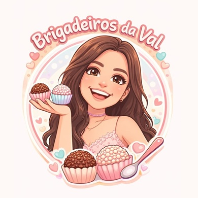 Brigadeiros da Val 🍫 - logo