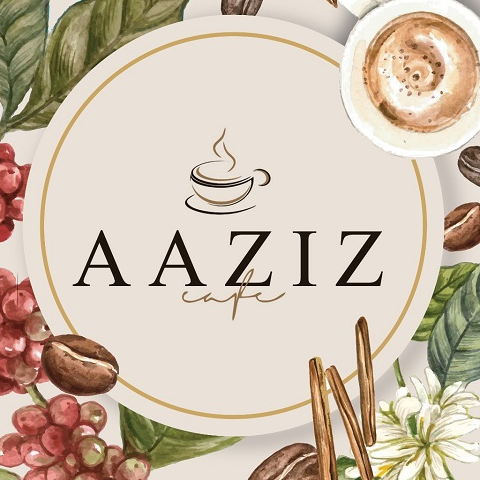 AAZIZ CAFE - logo