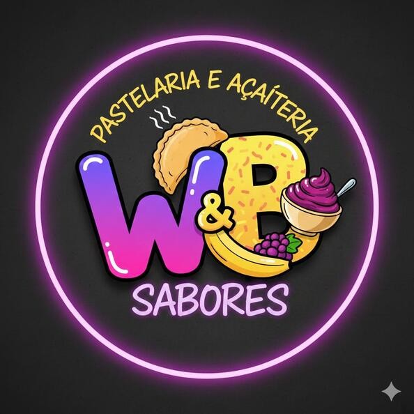 W&B Pastel e Açaí  - logo