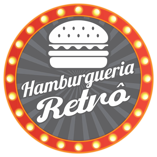 HAMBURGUERIA RETRÔ  - logo