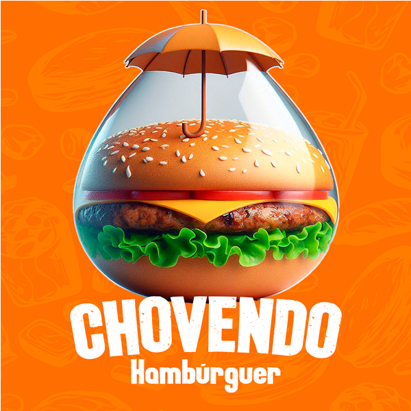 Chovendo Hambúrguer - logo