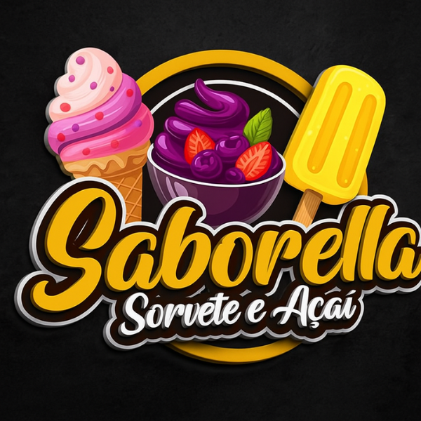 Saborella Sorvete e Açaí - logo