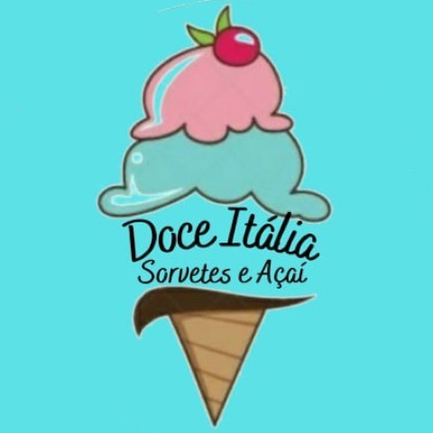 Doce Itália sorvetes e açaí  - logo