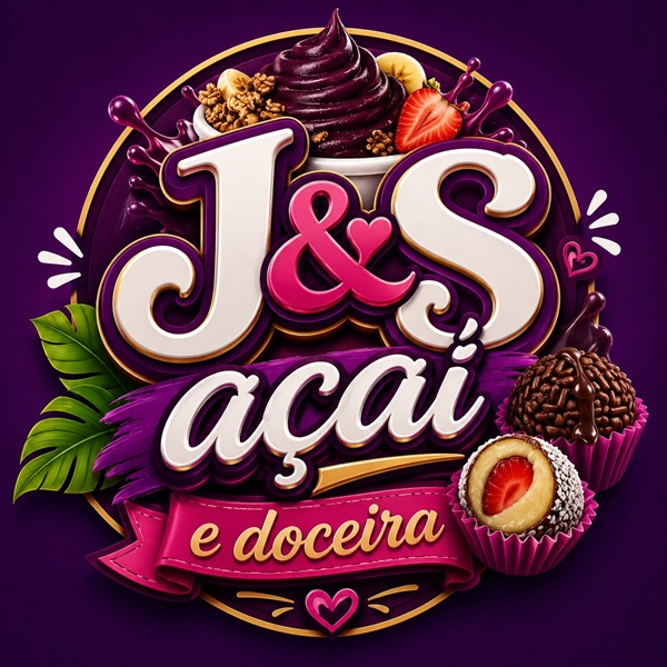 J&S Açaí e Doceria - logo