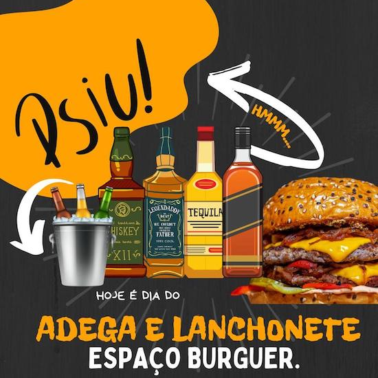 Adega e Lanchonete Espaço Burguer - logo