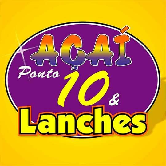 Açaí Ponto 10 e Lanches - logo